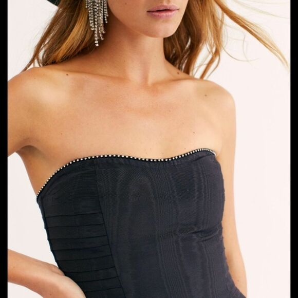 Free People For Love & Lemons Celeste Moire Dress - Picture 5 of 9